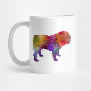 English Bulldog in watercolor Mug